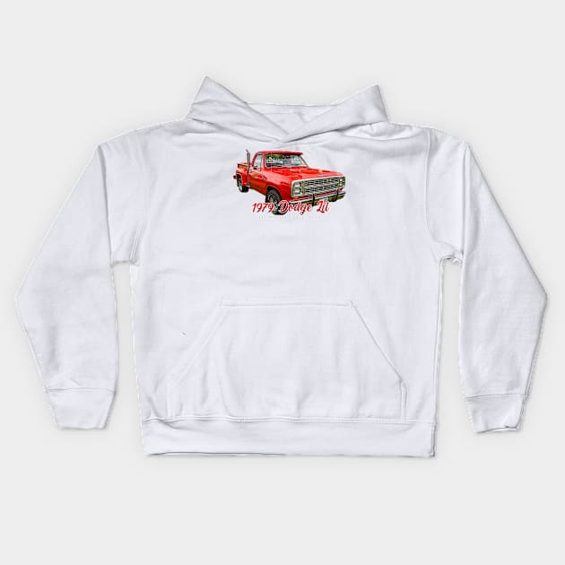 1979 Dodge "Lil Red Express" Pickup Truck Kids Hoodie by Gestalt Imagery